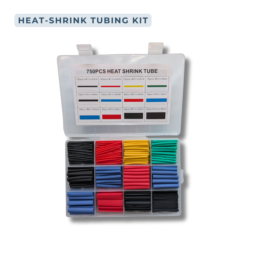 Heat-Shrink Tubing Kit – 580pcs & 750pcs, Wire Insulation & Protection