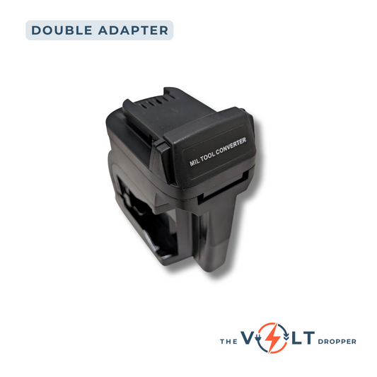 Milwaukee Compatible Double Adapter