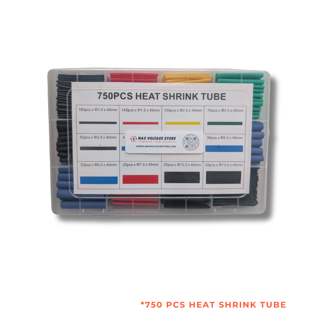 Heat-Shrink Tubing Kit – 580pcs & 750pcs, Wire Insulation & Protection