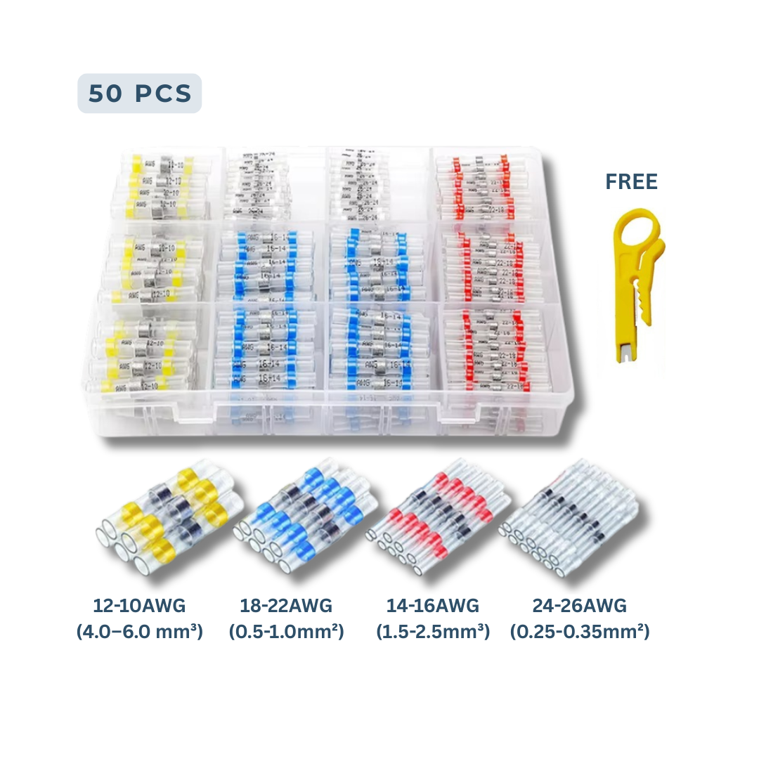 Waterproof Heat Shrink Wire Connectors – 50–800pcs Splice Kit