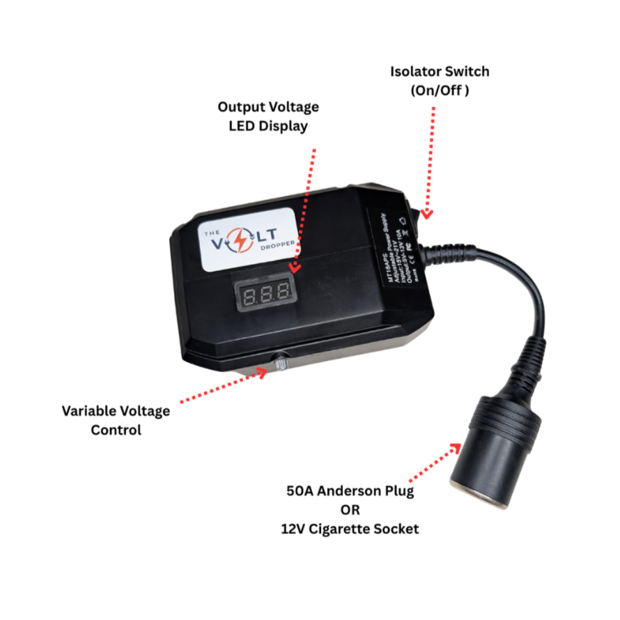 The Volt Dropper - Convert 18V to 12V!