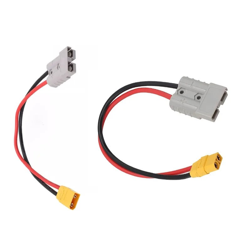 Wiring harness with connectors on a white background