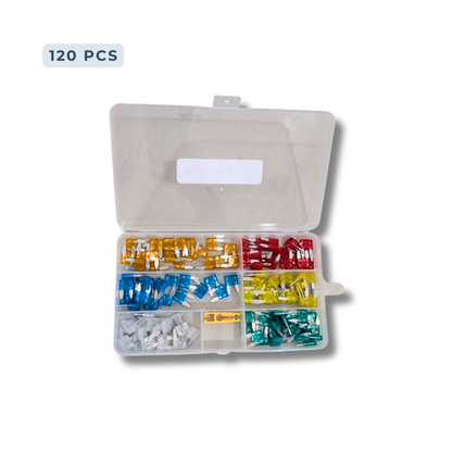 Car Blade Fuse Assortment Kit (300/180/120pcs) – Automotive, Truck & Motorcycle Circuit Fuses with Box