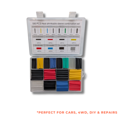 Heat-Shrink Tubing Kit – 580pcs & 750pcs, Wire Insulation & Protection