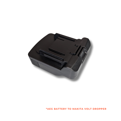 Metabo Compatible Battery Adapter for Volt Dropper – Compatible with Makita, Milwaukee, and Dewalt Tools