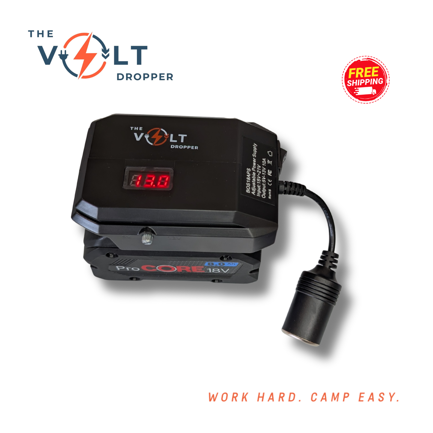 The Volt Dropper - Convert 18V to 12V!