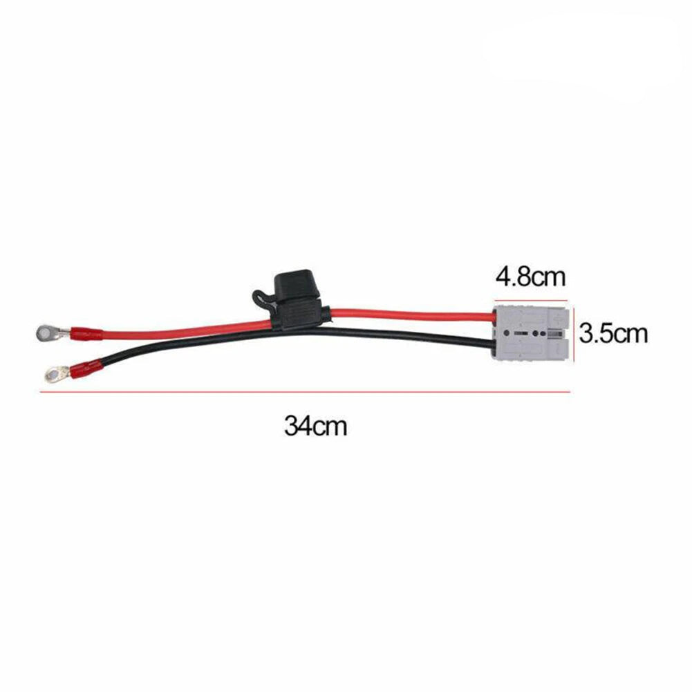50A Adapter – 30cm | M8 Ring Terminal & Anderson Connector