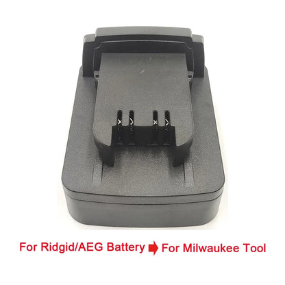 AEG compatible Battery Adapter for Volt Dropper – Compatible with Makita, Milwaukee, and Dewalt Tools
