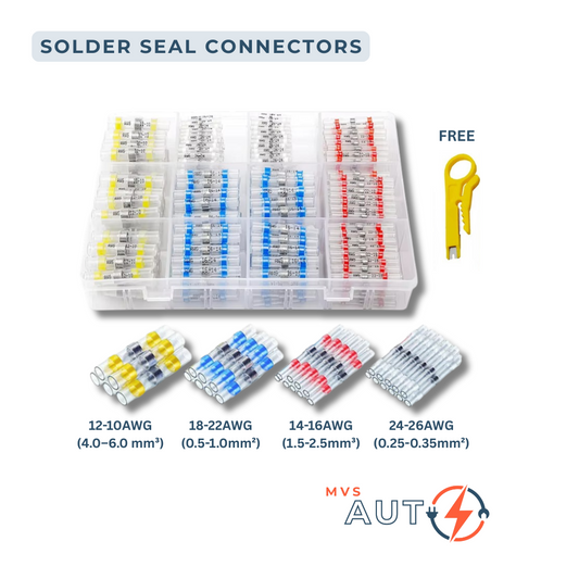 Waterproof Heat Shrink Wire Connectors – 50–500pcs Splice Kit