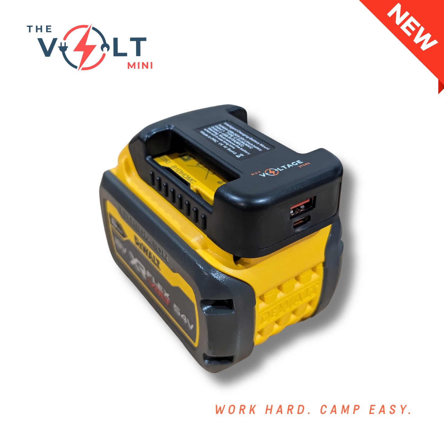 The Volt Mini | 18V Tool Battery USB Fast Charger
