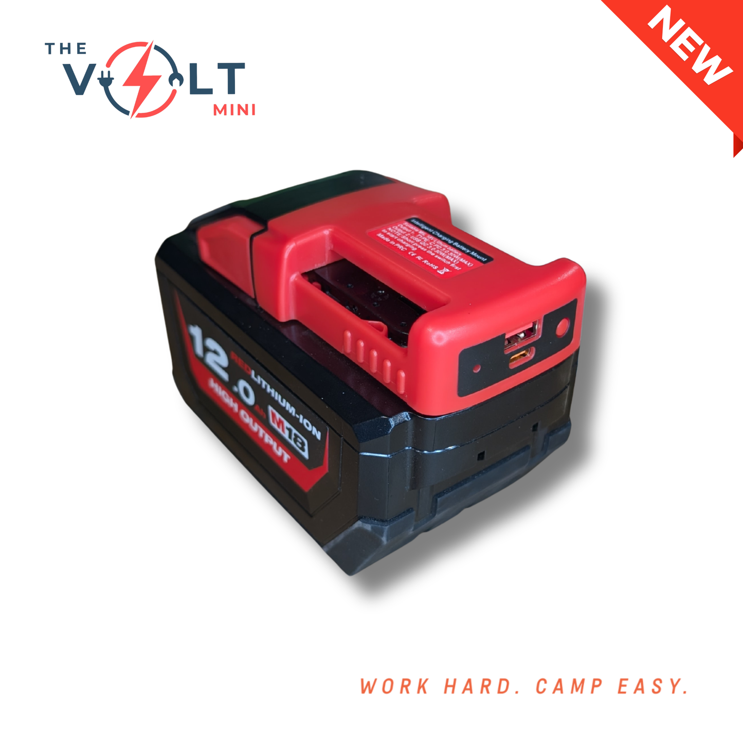 The Volt Mini | 18V Tool Battery USB Fast Charger