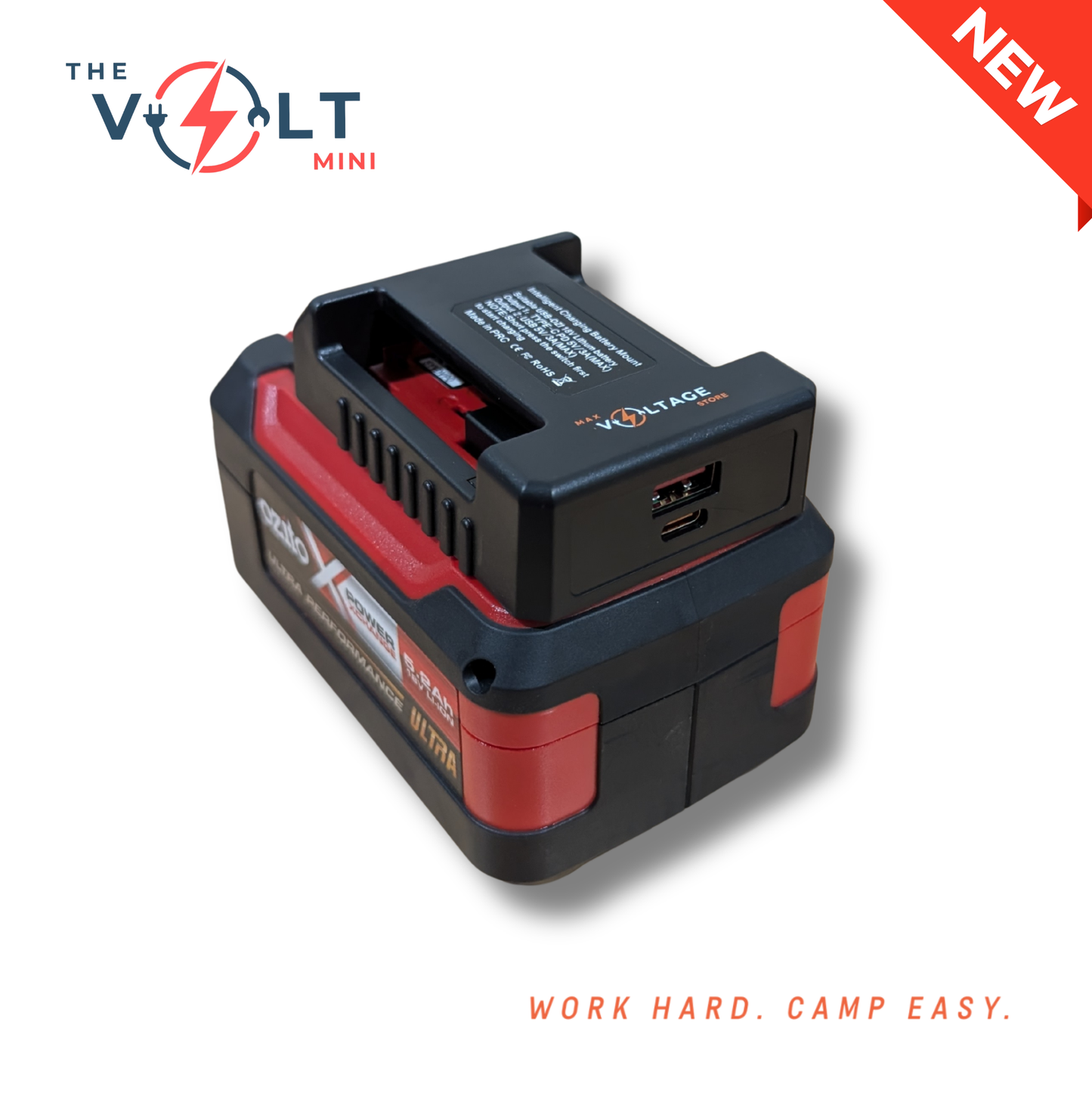 The Volt Mini | 18V Tool Battery USB Fast Charger