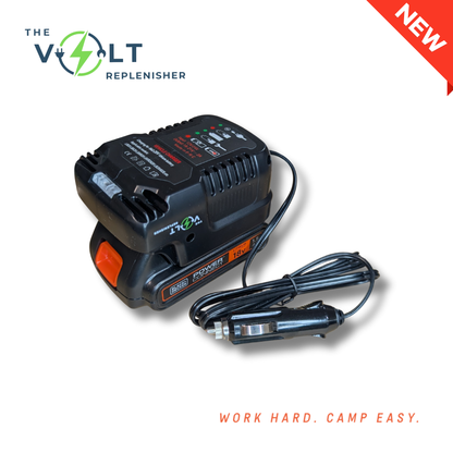 The Volt Replenisher - 12V Tool Battery Vehicle Charger