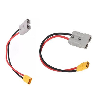 Wiring harness with connectors on a white background